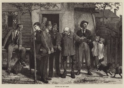 Turistas en la caminata de Valentine Walter Lewis Bromley